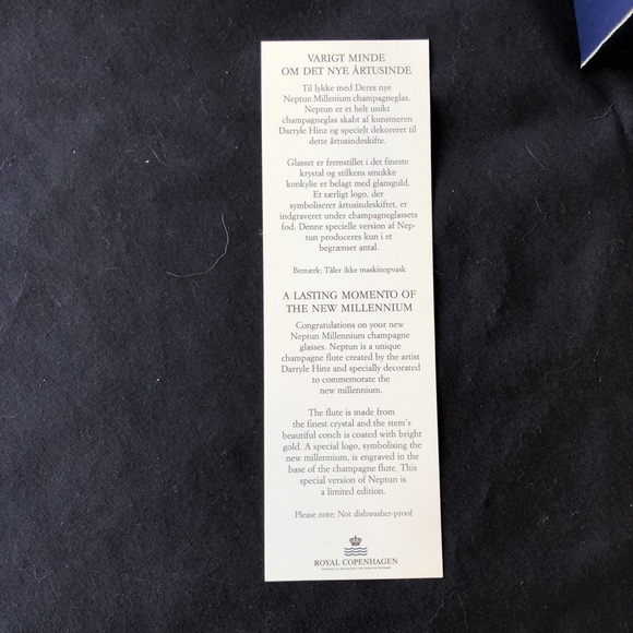 1999-2000 Royal Copenhagen flutes - Picture 8 of 9